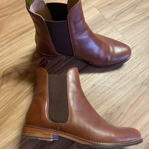 Joules Westbourne Chelsea boot brown leather sz 6
